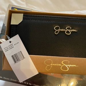 NWT Jessica Simpson black wallet